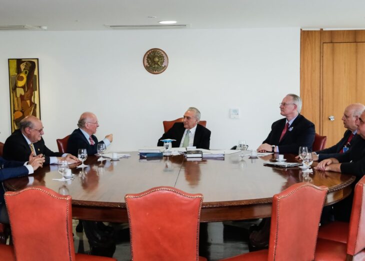 Presidente da República recebe diretoria do BRDE no Palácio do Planalto