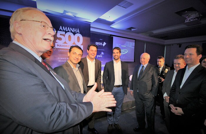 Governadores eleitos participaram do evento 500 Maiores do Sul que destacou o BRDE