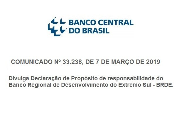 DECLARAÇÃO DE PROPÓSITO