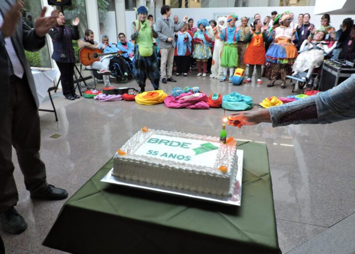 Festa e contratação de R$ 724 milhões nos 55 anos do BRDE Festa e contratação de R$ 724 milhões nos 55 anos do BRDE