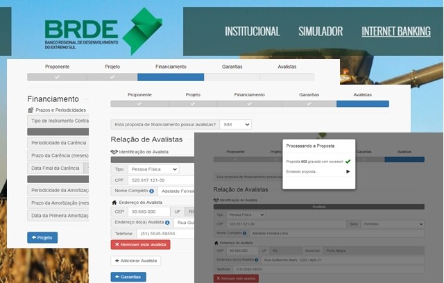 BRDE fecha primeira operação com novo sistema de internet banking