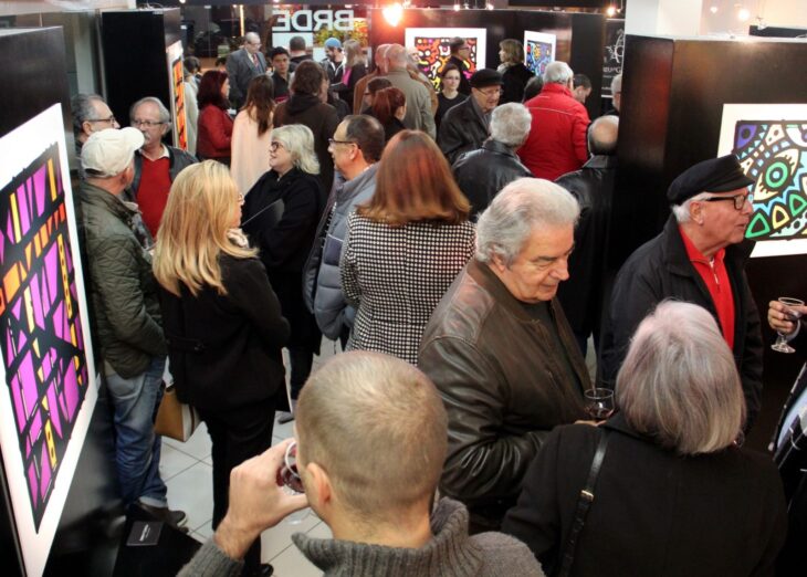 Abertura da exposição Quadratura da Cor reúne grande público