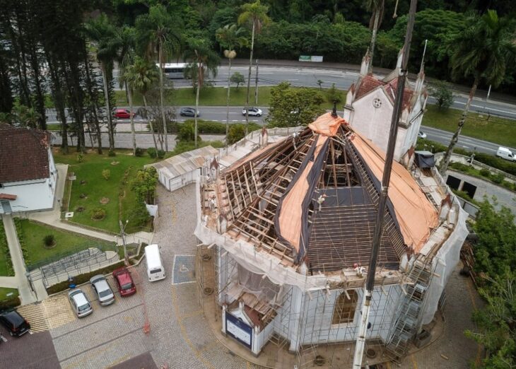 Igreja do Espírito Santo no Vale do Itajaí é restaurada com aporte financeiro do BRDE