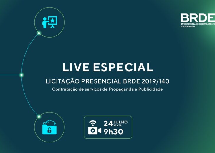 BRDE transmite pela internet etapa decisiva da licitação de publicidade BRDE transmite pela internet etapa decisiva da licitação de publicidade