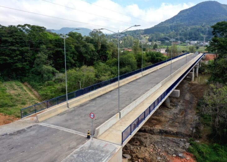 Rio do Sul inaugura nova ponte com recursos financiados pelo BRDE Municípios