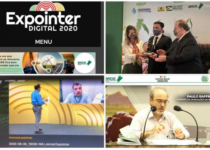 Primeira Expointer Digital foi realizada com patrocínio do BRDE Primeira Expointer Digital foi realizada com patrocínio do BRDE