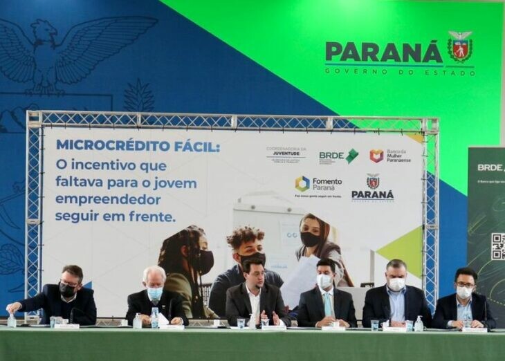 Governador do Paraná e BRDE lançam programa que oferece linhas de crédito para jovens empreendedores Governador do Paraná e BRDE lançam programa que oferece linhas de crédito para jovens empreendedores