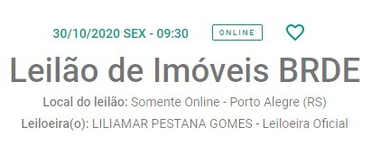 BRDE promove venda de imóveis através de leilão online