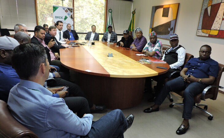BRDE recebe representantes de estado da Nigéria