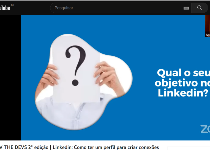 Programa de desenvolvedores para alunos da Rede Pública realizado pelo BRDE, transmite live sobre perfil no LinkedIn