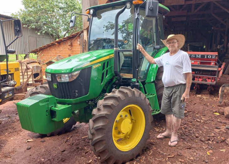 Agricultor de Marechal Cândido Rondon renova maquinário com apoio do BRDE