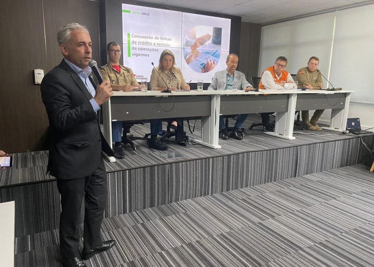 BRDE integra pacote de medidas para auxiliar atingidos pelas enchentes em SC BRDE integra pacote de medidas para auxiliar atingidos pelas enchentes em SC