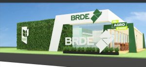 Estande tradicional do BRDE no Show Rural. Imagem: BRDE