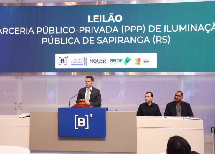 Sapiranga conclui leilão da PPP de iluminação pública estruturada pelo BRDE Sapiranga conclui leilão da PPP de iluminação pública estruturada pelo BRDE